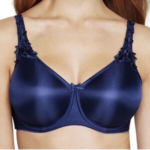 Dominique Mystique Navy Women's Full Figure Comfort Fit Seamless Minimizer Bra
